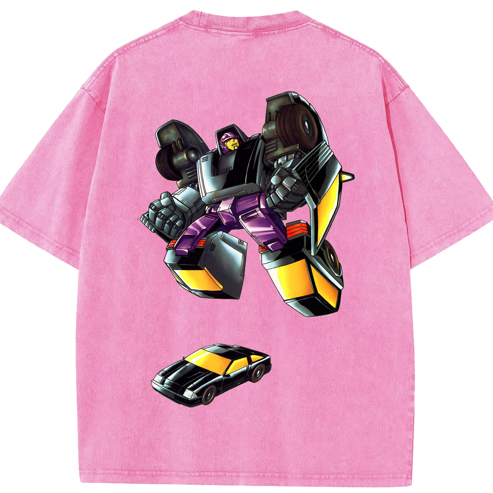 （画像用）  綿100% ヴィンテージ風 半袖Tシャツ（背面プリント）